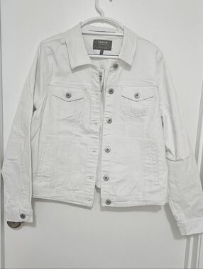 Torrid White Classic Denim Jean Jacket Size 18-20